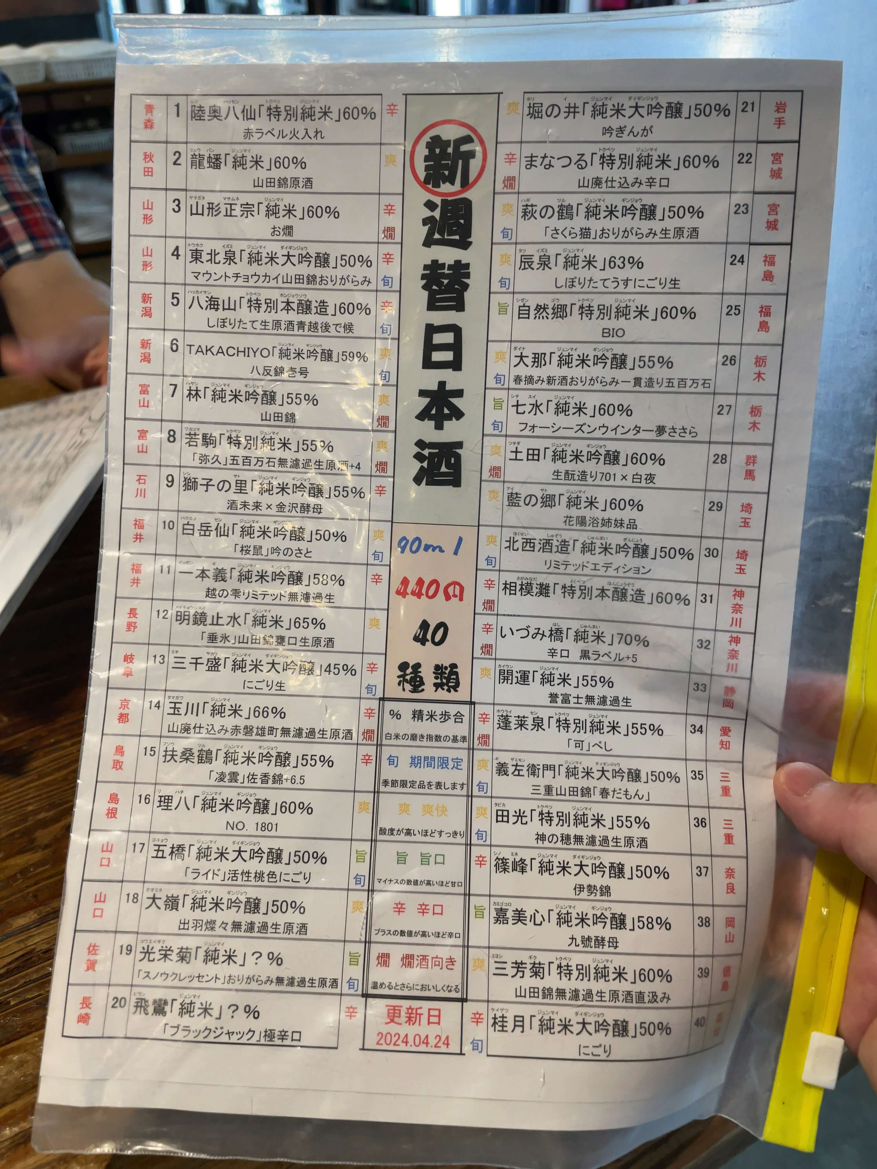 かぐら　menu